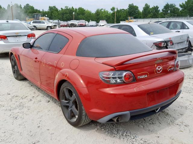 JM1FE173040107069 - 2004 MAZDA RX8 RED photo 3