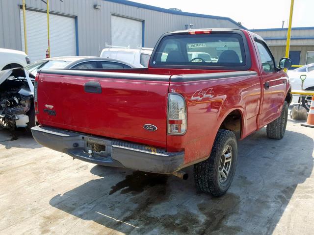 2FTRF18284CA27639 - 2004 FORD F-150 HERI RED photo 4