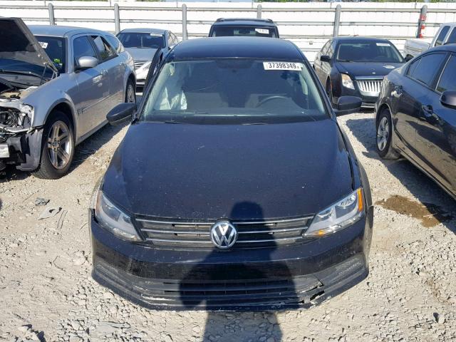 3VW2K7AJXFM294495 - 2015 VOLKSWAGEN JETTA BASE 黑色 照片 9