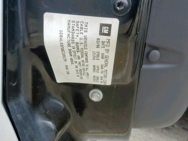 1G8AL55F66Z183179 - 2006 SATURN ION LEVEL SILVER photo 10