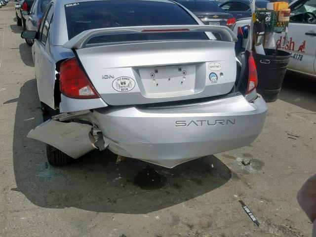 1G8AL55F66Z183179 - 2006 SATURN ION LEVEL SILVER photo 9