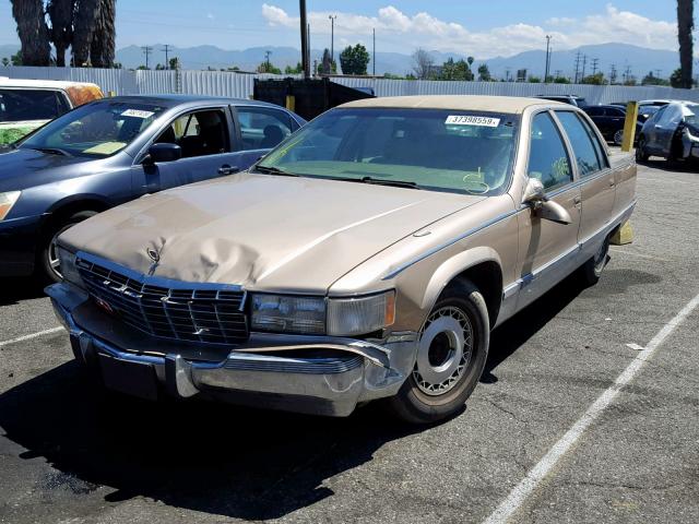 1G6DW52P4TR712702 - 1996 CADILLAC FLEETWOOD TAN photo 2