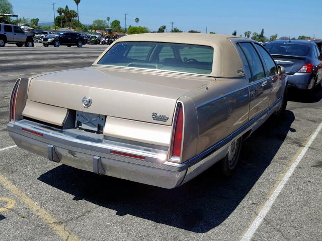 1G6DW52P4TR712702 - 1996 CADILLAC FLEETWOOD TAN photo 4