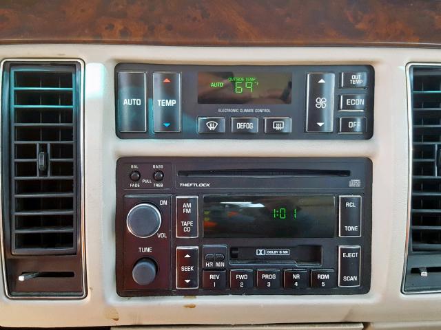 1G6DW52P4TR712702 - 1996 CADILLAC FLEETWOOD TAN photo 9