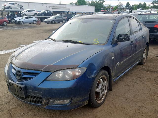 JM1BK324271668052 - 2007 MAZDA 3 S BLUE photo 2