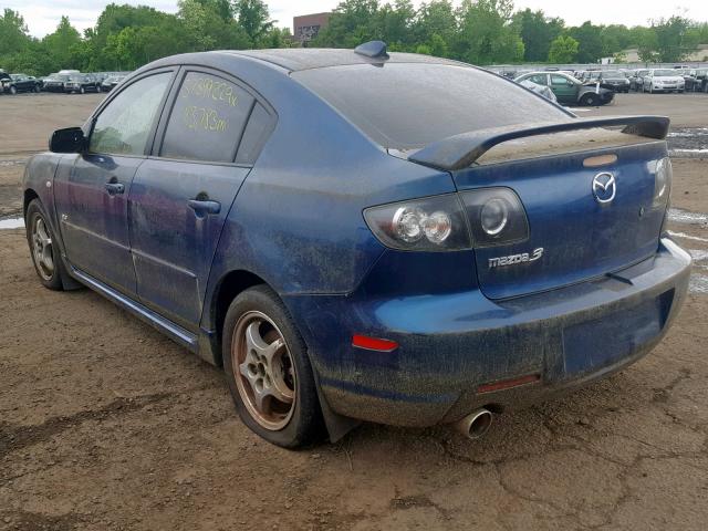 JM1BK324271668052 - 2007 MAZDA 3 S BLUE photo 3