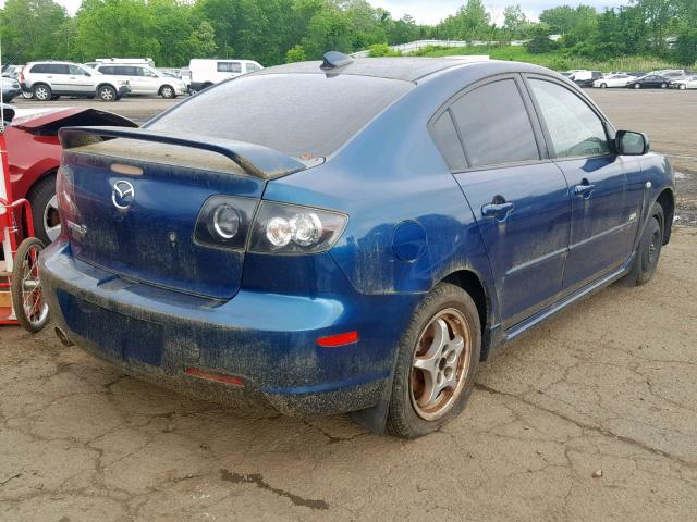 JM1BK324271668052 - 2007 MAZDA 3 S BLUE photo 4