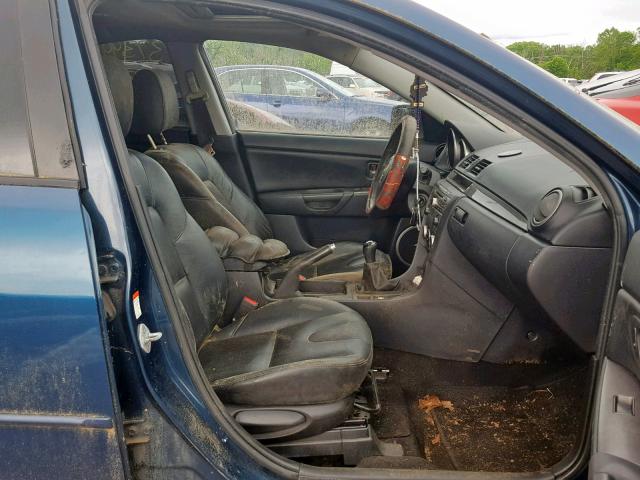 JM1BK324271668052 - 2007 MAZDA 3 S BLUE photo 5