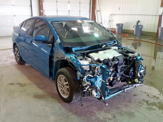 JTDKARFP5H3052992 - 2017 TOYOTA PRIUS PRIM 蓝色 照片 1