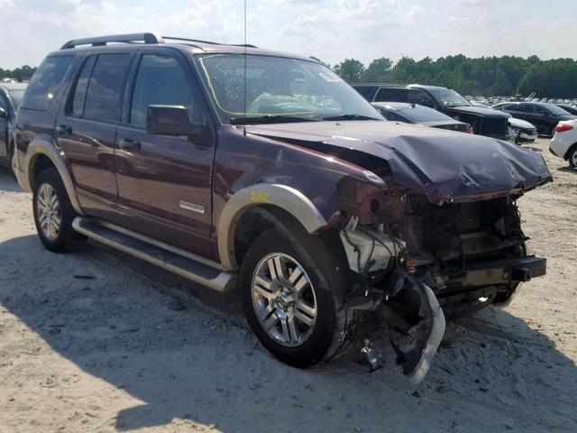 1FMEU74876UB20961 - 2006 FORD EXPLORER E MAROON photo 1