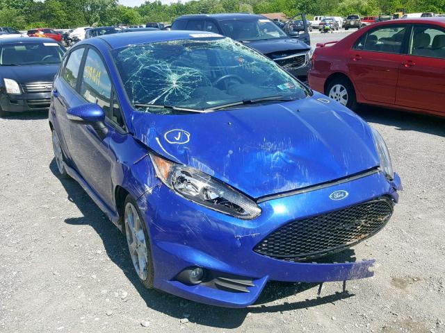 3FADP4GX0FM215896 - 2015 FORD FIESTA ST BLUE photo 1