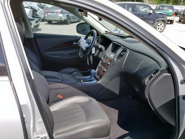 JN1AJ0HP5BM801198 - 2011 INFINITI EX35 BASE SILVER photo 5