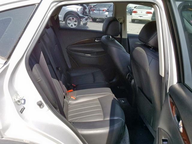 JN1AJ0HP5BM801198 - 2011 INFINITI EX35 BASE SILVER photo 6