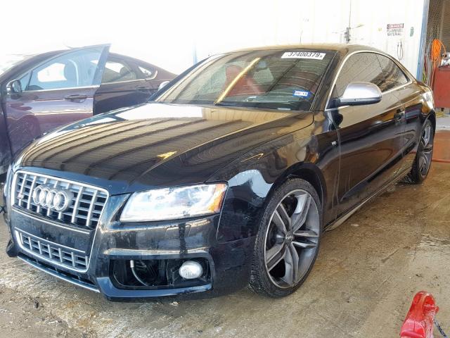 WAURV78T89A037351 - 2009 AUDI S5 QUATTRO BLACK photo 2