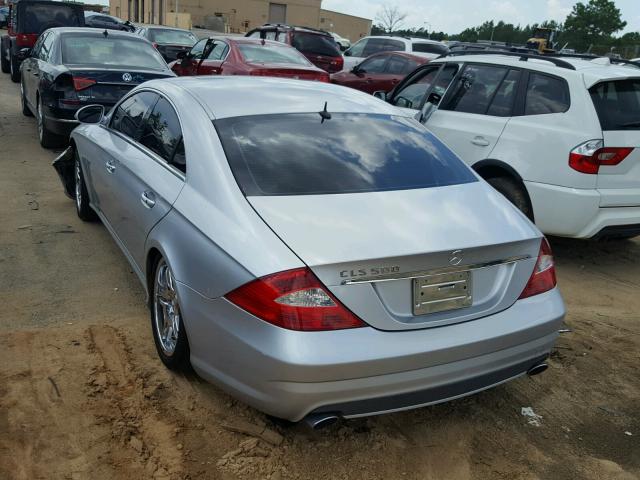 WDDDJ75XX6A049390 - 2006 MERCEDES-BENZ CLS 500C SILVER photo 3