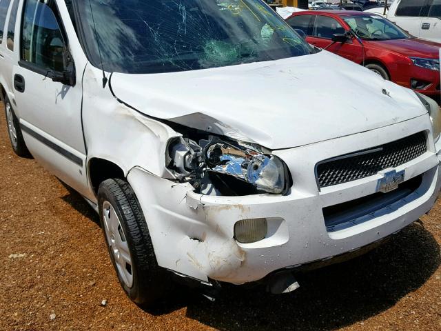 1GNDV13L66D231461 - 2006 CHEVROLET UPLANDER WHITE photo 9