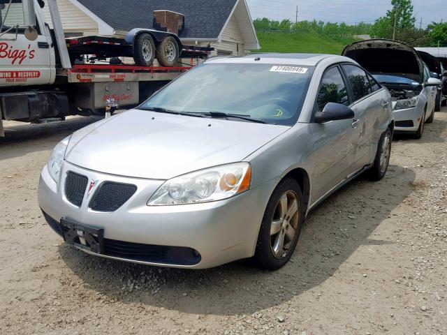 1G2ZH58N974266217 - 2007 PONTIAC G6 GT SILVER photo 2