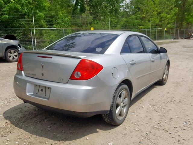 1G2ZH58N974266217 - 2007 PONTIAC G6 GT SILVER photo 4