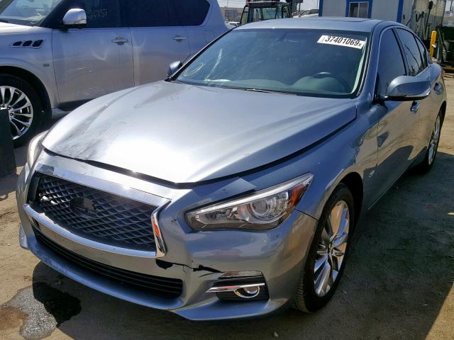 JN1EV7AR1JM432624 - 2018 INFINITI Q50 LUXE GRAY photo 2