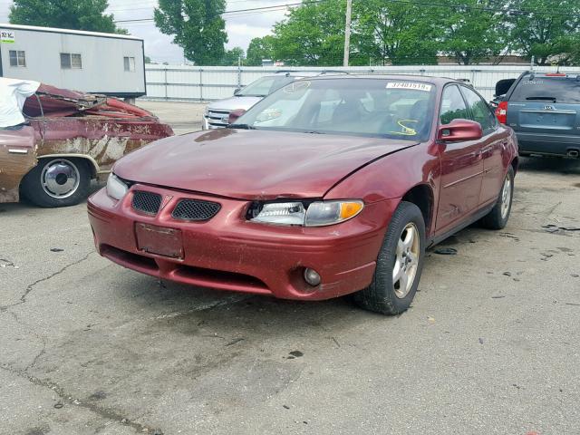 1G2WK52J82F288572 - 2002 PONTIAC GRAND PRIX 红色 照片 2