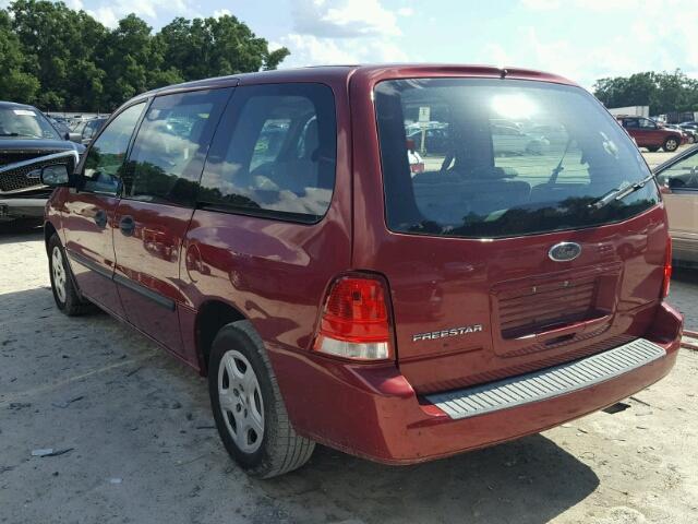 2FMZA506X5BA07092 - 2005 FORD FREESTAR S BURGUNDY photo 3