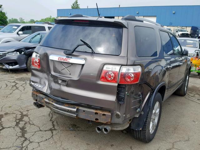 1GKLRKED1AJ129455 - 2010 GMC ACADIA SL BROWN photo 4