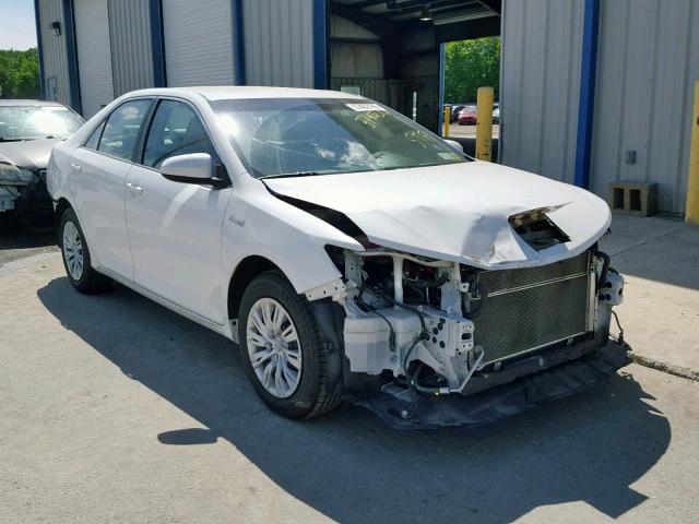 4T1BD1FK8CU050827 - 2012 TOYOTA CAMRY HYBR WHITE photo 1