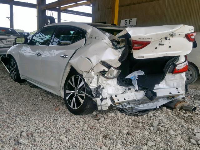 1N4AA6AP4GC425932 - 2016 NISSAN MAXIMA 3.5 WHITE photo 3