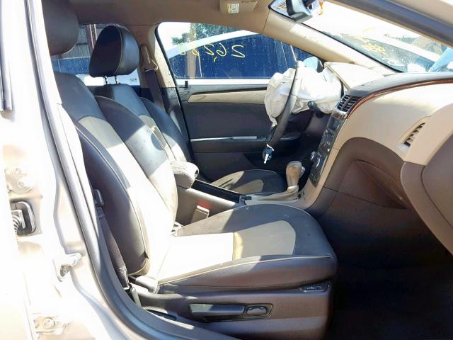 1G1ZE5E06CF141289 - 2012 CHEVROLET MALIBU LTZ 米色 照片 5