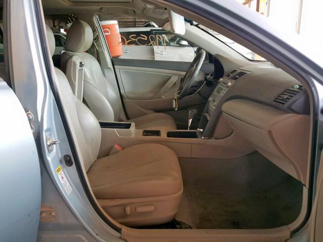 4T1BB46K98U045859 - 2008 TOYOTA CAMRY HYBR BLUE photo 5