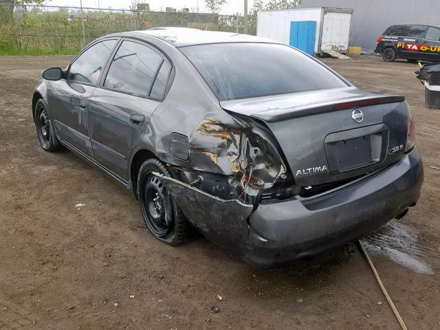 1N4BL11E05C248552 - 2005 NISSAN ALTIMA SE GRAY photo 3