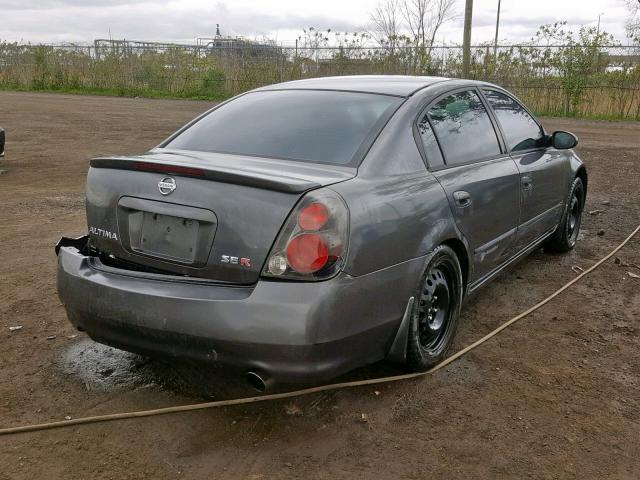 1N4BL11E05C248552 - 2005 NISSAN ALTIMA SE GRAY photo 4