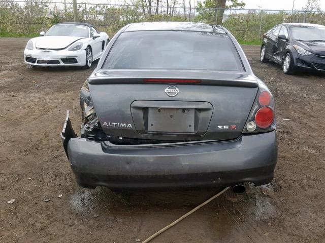 1N4BL11E05C248552 - 2005 NISSAN ALTIMA SE GRAY photo 9