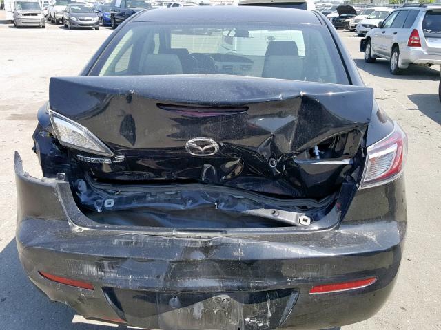 JM1BL1TG4D1702448 - 2013 MAZDA 3 I BLACK photo 9