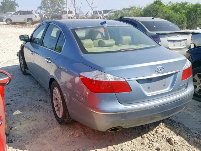 KMHGC4DE6AU089808 - 2010 HYUNDAI GENESIS 3. BLUE photo 3