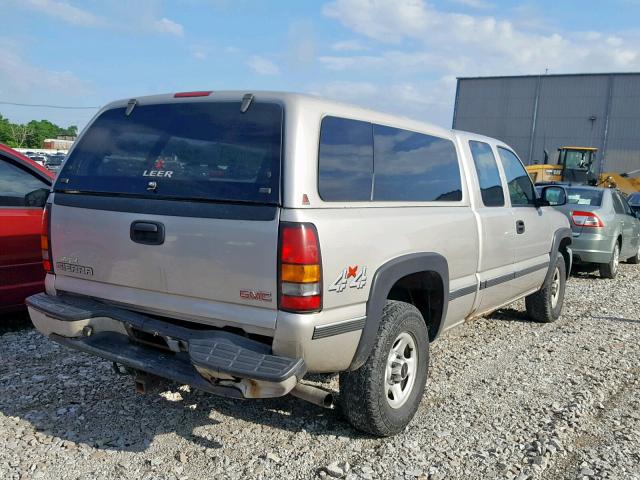 2GTEK19T141328833 - 2004 GMC NEW SIERRA BEIGE photo 4