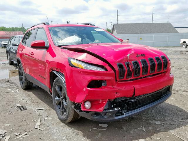 1C4PJMCB2JD603557 - 2018 JEEP CHEROKEE L RED photo 1