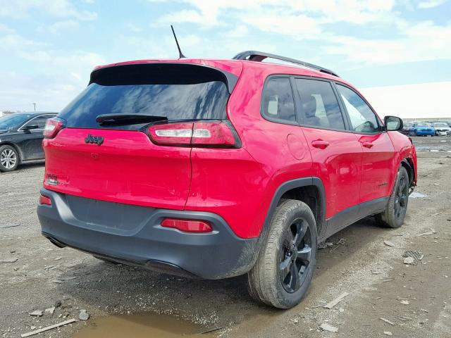 1C4PJMCB2JD603557 - 2018 JEEP CHEROKEE L RED photo 4