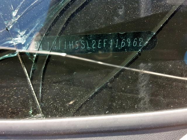 1G11H5SL2EF116962 - 2014 CHEVROLET MALIBU LTZ 银色 照片 10