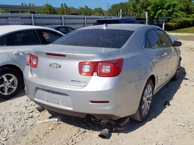 1G11H5SL2EF116962 - 2014 CHEVROLET MALIBU LTZ 银色 照片 4