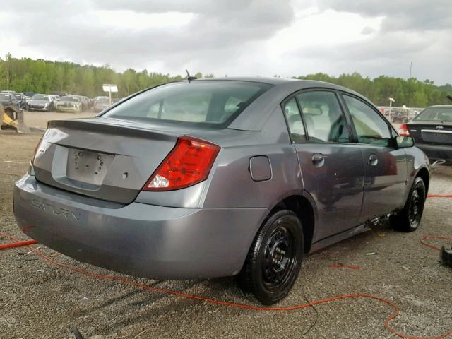 1G8AJ55FX7Z107942 - 2007 SATURN ION LEVEL GRAY photo 4