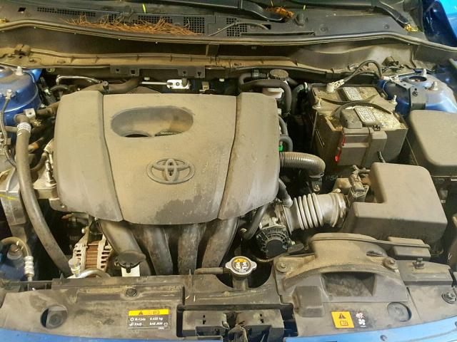 3MYDLBZV5GY117030 - 2016 TOYOTA SCION IA BLUE photo 7