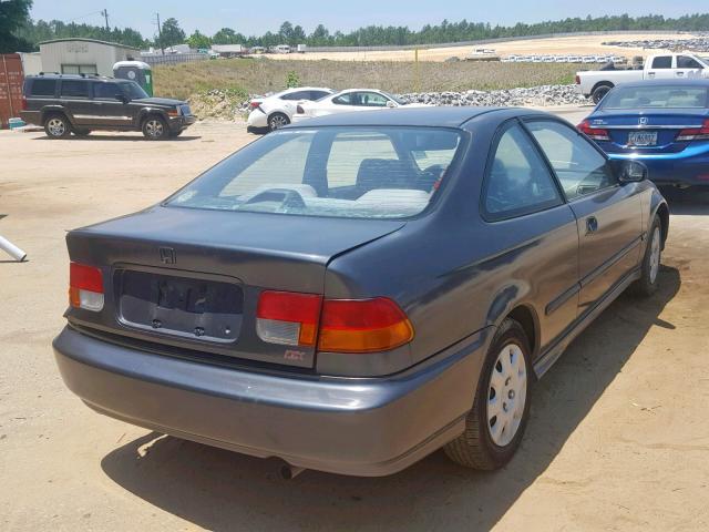 1HGEJ6225WL035663 - 1998 HONDA CIVIC DX CHARCOAL photo 4