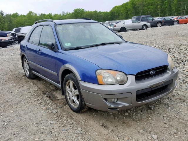 JF1GG68554H820973 - 2004 SUBARU IMPREZA OU BLUE photo 1