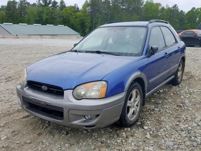 JF1GG68554H820973 - 2004 SUBARU IMPREZA OU BLUE photo 2