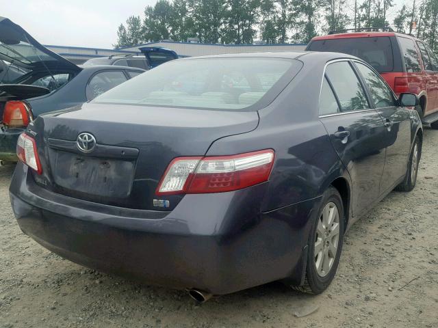 4T1BB46K78U043964 - 2008 TOYOTA CAMRY HYBR GRAY photo 4