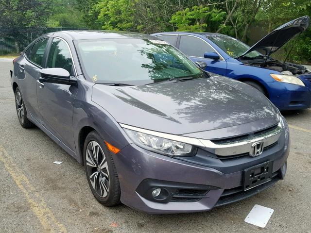 2HGFC1F73GH650220 - 2016 HONDA CIVIC EXL GRAY photo 1