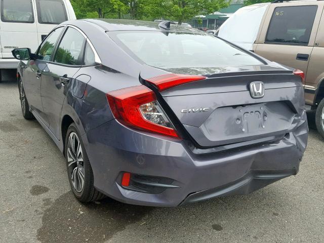 2HGFC1F73GH650220 - 2016 HONDA CIVIC EXL GRAY photo 3