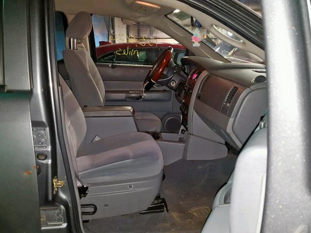 1D4HB48NX5F526504 - 2005 DODGE DURANGO SL GRAY photo 5