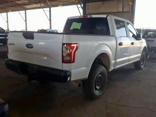 1FTEW1EG1GFA47741 - 2016 FORD F150 SUPER WHITE photo 4